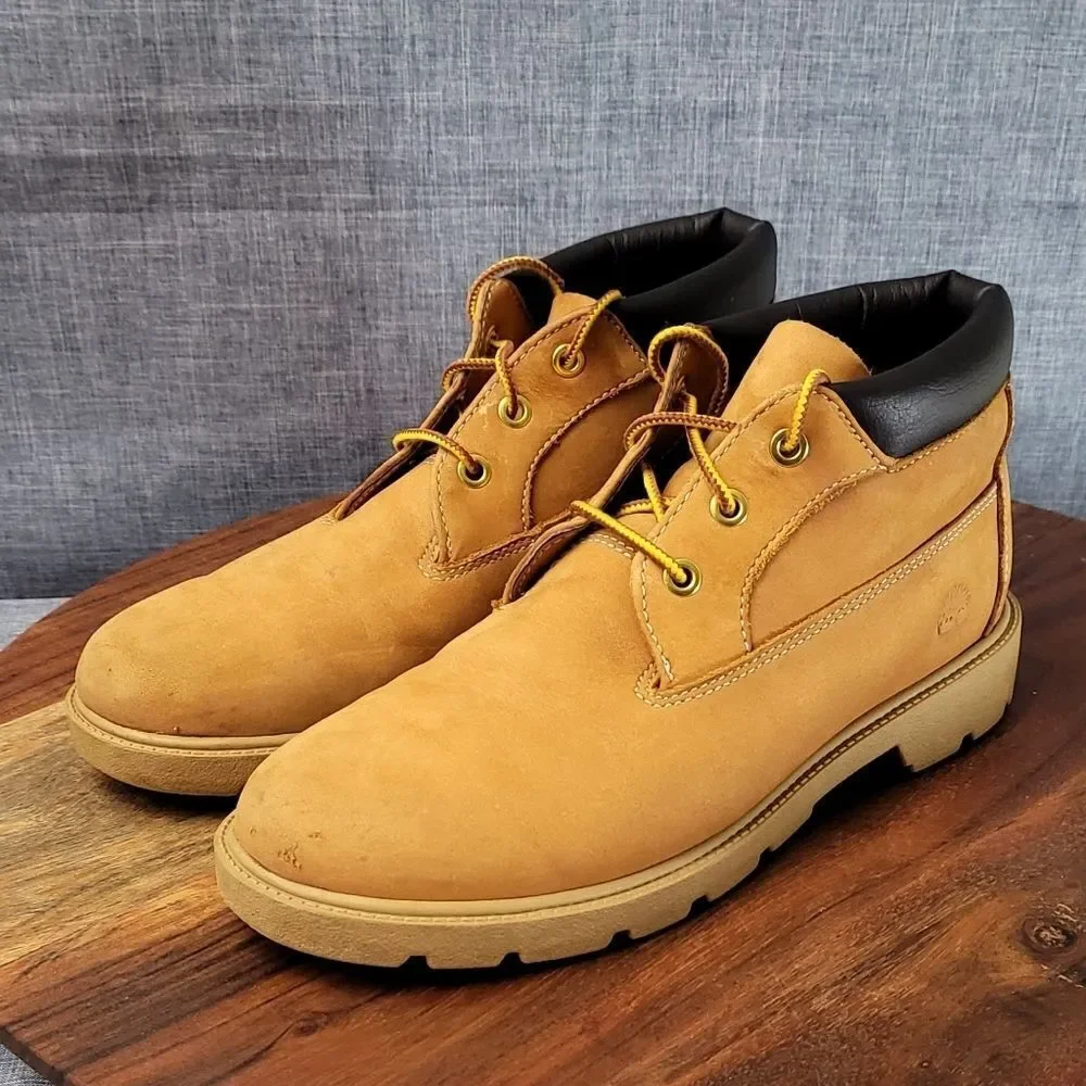 Timberland 3-Eye Chukka Boot Wheat Big Kids Junior's size 6 (EU 39) 7190R